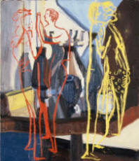 "Dancers & Table Top"  by Jean Rosen