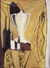 "Dancers With Yellow Drape"  by Jean Rosen