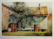 Oil Drums  Print by Robert Rucker