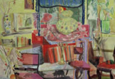 "Red Chair Display"  by Jean Rosen